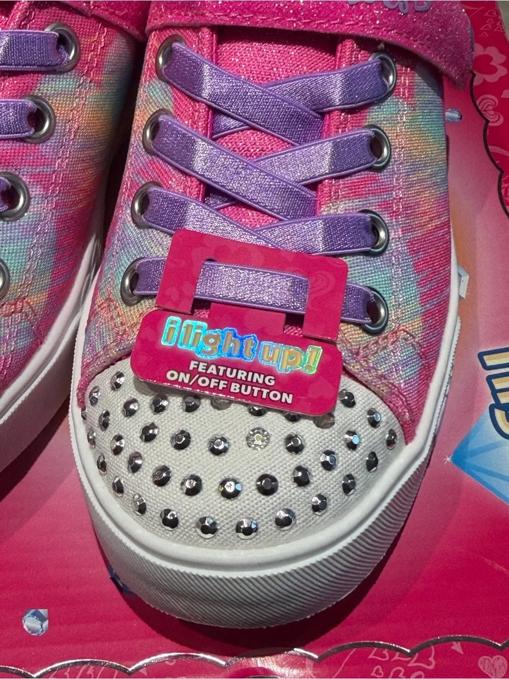 Twinkle toes pink light